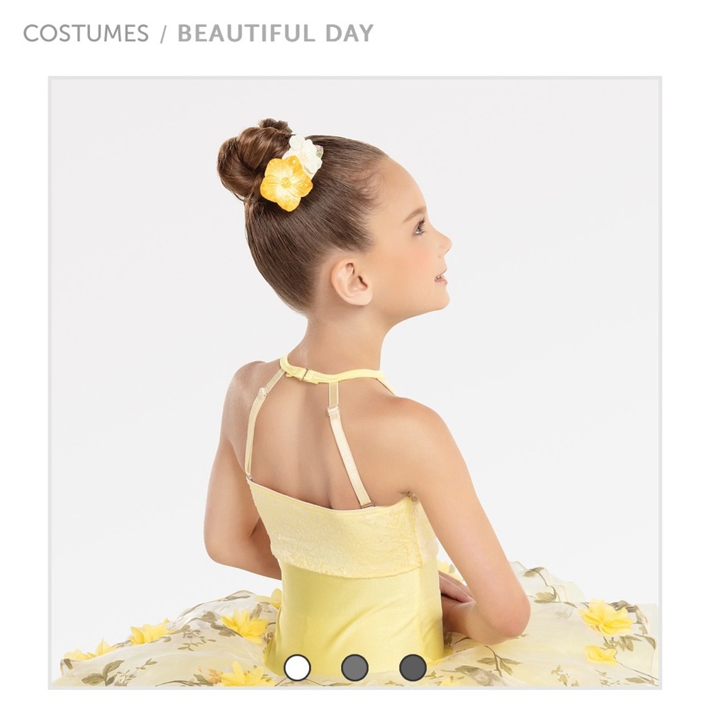 Revolution Dancewear Beautiful Day yellow ballet tutu costume, LC, recital - Picture 5 of 7